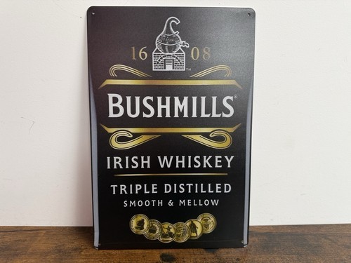 Blechschild bushmills whisky - blechschild,