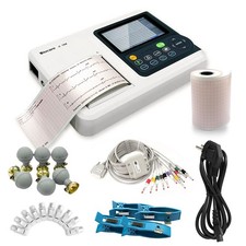 Biocare Tragbares 12-Kanal -EKG-Gerät mit Drucker Interpretation, Eur Stecker