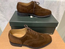 Loake braun Wildleder Brogue