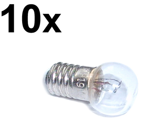 10x glühbirne 19v fassung - 10x,