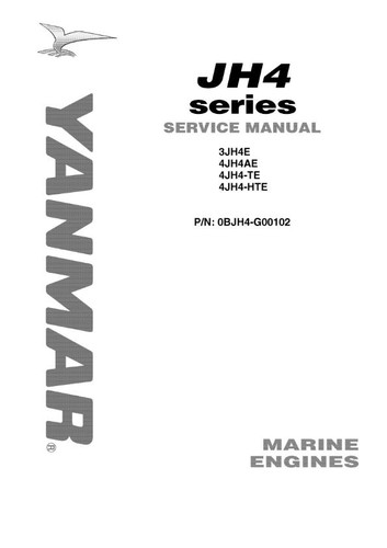Yanmar 3jh4e 4jh4ae 4jh4 - 4jh4ae, 4jh4-te
