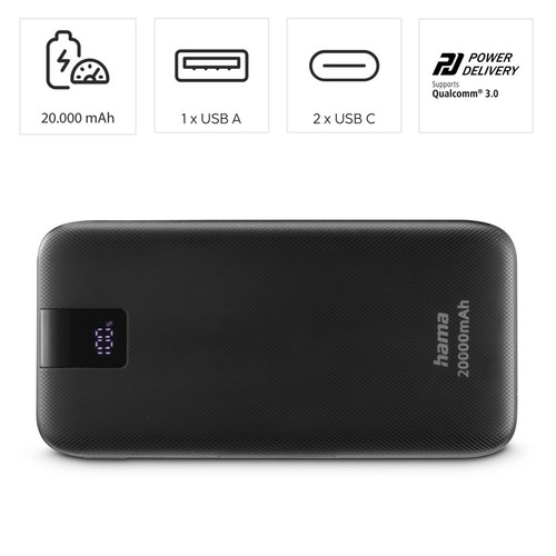 Hama powerbank 20000mah - hama,