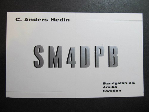 10296 amateurfunk qsl - qsl, karte