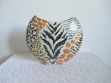 Interessante Vase  ✮ MADE IN ITALY✮   Afrika Design   Keramik  Handbemalt  ✮TOP✮