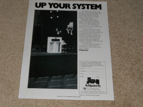 Klipsch 1979 speaker la - 1979,