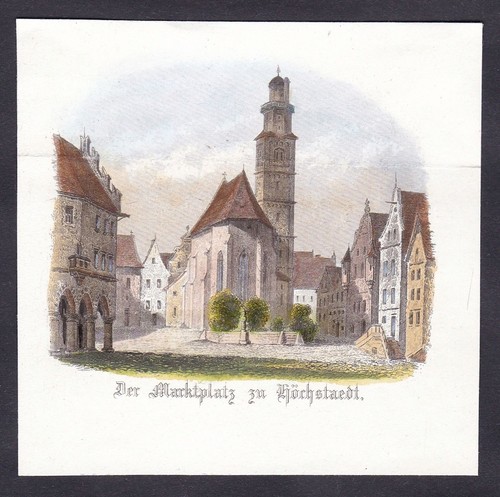 Höchstädt marktplatz - höchstädt,