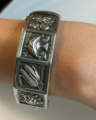 925 sterling silber panel link - 925,