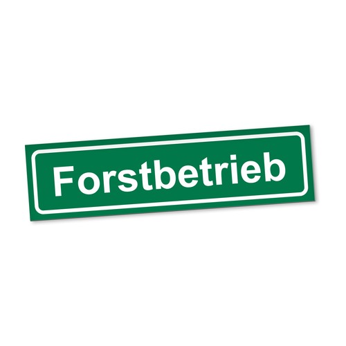 Forstbetrieb magnetschild auto - forstbetrieb,