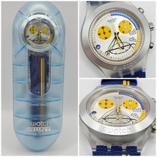 Swatch Chrono Shaq 34 NOS - Irony Diaphane NBA Watch Shaquille O’Neal 2004