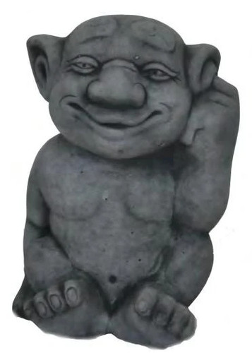 Steinguss gartenfigur troll - steinguss-gartenfigur,