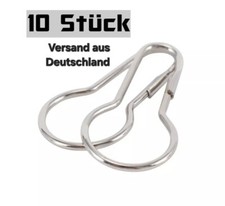 10x Vorhanghaken Birne