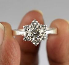 1.28 Karat Weiß Diamant