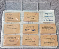 BASTELN : Konvolut :10 Stempel