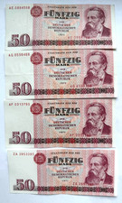 DDR 50 Mark Schein Geldschein