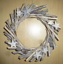 Kranz aus Natur-Holz Ø 30 cm