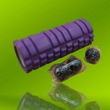 Faszienrolle & Massagebälle - Yoga Pilates Foam Roller Set für Training