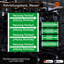 Rohrleitungsband wasser - rohrleitungsband,