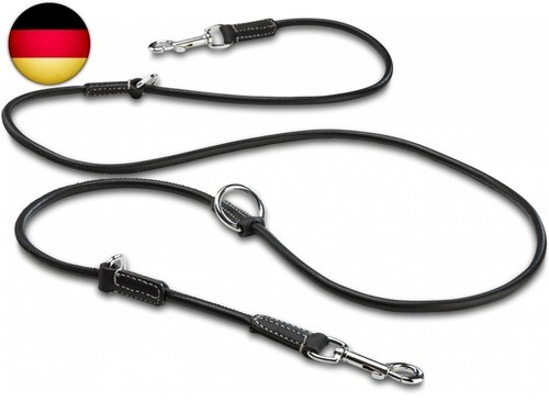 Hundeleine leder premium - 2,0m,