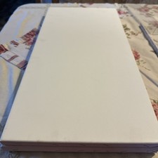 2 x Bespannter Keilrahmen (unbedruckt) Malen Weiß Leinwand Künstlerbedarf Fuchs