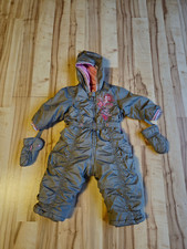 Pampolina Schneeanzug m. Handschuhen grün khaki 80 Stickerei
