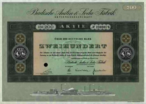 Badische anilin soda fabrik - anilin,