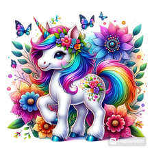 Einhorn Panel verschiedene