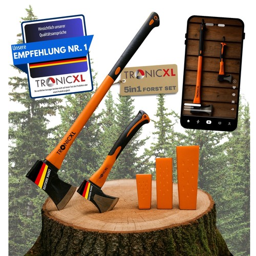 Spaltaxt set für holz forst - set,