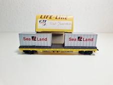 Life Like H0 8561 US Containertragwagen "SEA LAND" OVP 419