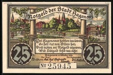 Notgeld Hagenow 1921, 25
