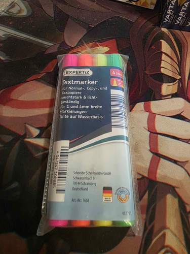 Textmarker set stück - 4,