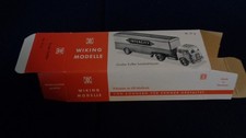 WIKING Nr. 51 g Leerkarton Großer Koffer Sattelschlepper