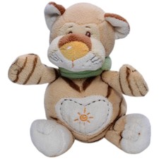 Okay (KiK) Süßer Tiger mit Rassel Kuscheltier 22cm Gebraucht Tiger