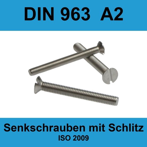 Din 963 senkkopfschrauben - m4,