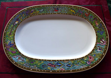 Villeroy Heinrich VIE SAUVAGE  ovale Platte 34 x 23 cm WIE NEU Servierplatte