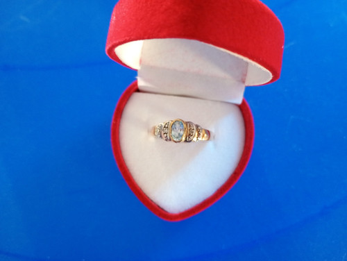 Goldring 333 mit diamanten - 333,