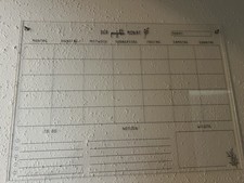 Monatsplaner Abwischbar Whiteboard
