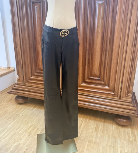 Gucci lederhose echtleder hose - gucci,