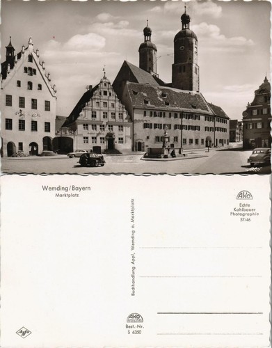 Ansichtskarte wemding - ansichtskarte,