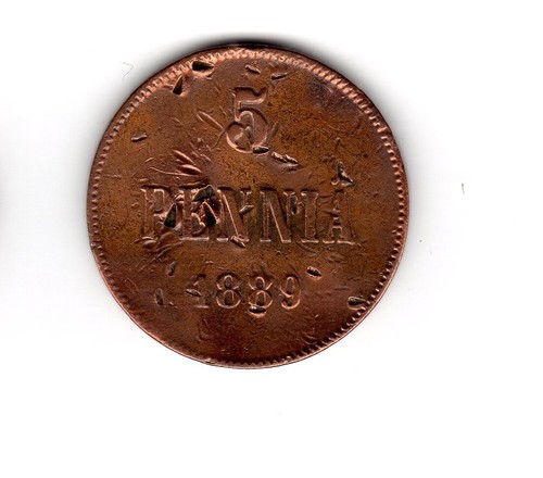 Finnland finland pennia 1889 - pennia,