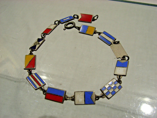 Kdf armband flaggen alphabet - kdf,