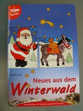 Neues aus dem Winterwald Fensterbilder mit Rahmen aus Windowcolor Bastelheft