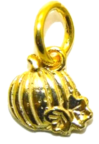 14k kürbis gelbgold - (winzig),