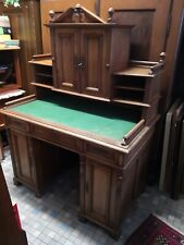 Gründerzeit Aufsatz Schreibtisch Eiche um 1880