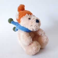 Nici Stofftier Ministofftier Bär Eisbär mit Mütze ca 10 cm Vintage