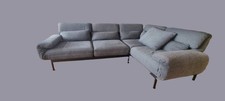 Rolf Benz Ecksofa Plura Stoff Anthrazit mit Relaxfunktionen Couch Designer Sofa