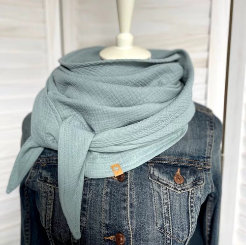 Musselin schal dreieckstuch - schal,
