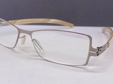 ic! Berlin Brille Damen schwarz silber Eckig kalya NP:499€