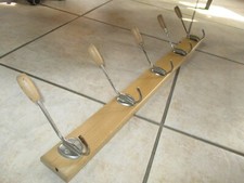 Garderobenleiste Vintage Hakenleiste Wandgarderobe 5 Haken