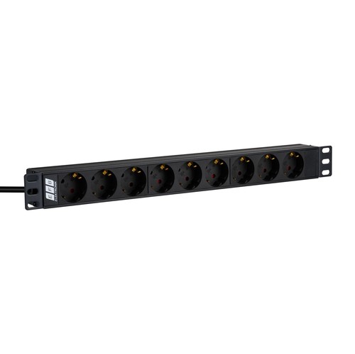 Steckdosenleiste 9 fach - 19“,