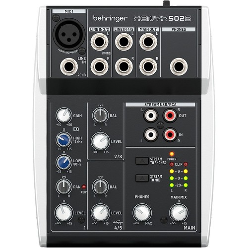 Behringer xenyx 502s 5channel - behringer,